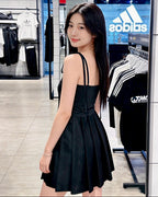ADIDAS ORIGINALS 吊帶 連身裙 黑色 純欲 細肩帶 JW0115