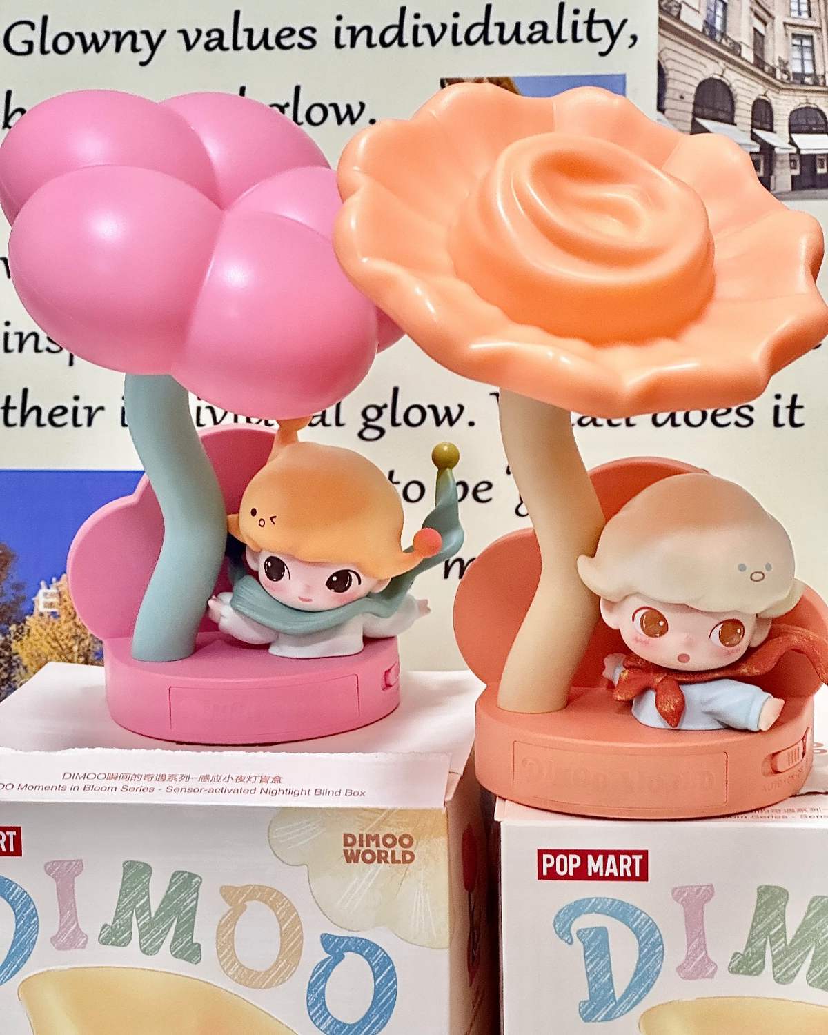 POPMART 泡泡瑪特 Dimoo 瞬間的奇遇系列 感應小夜燈盲盒 公仔 擺件