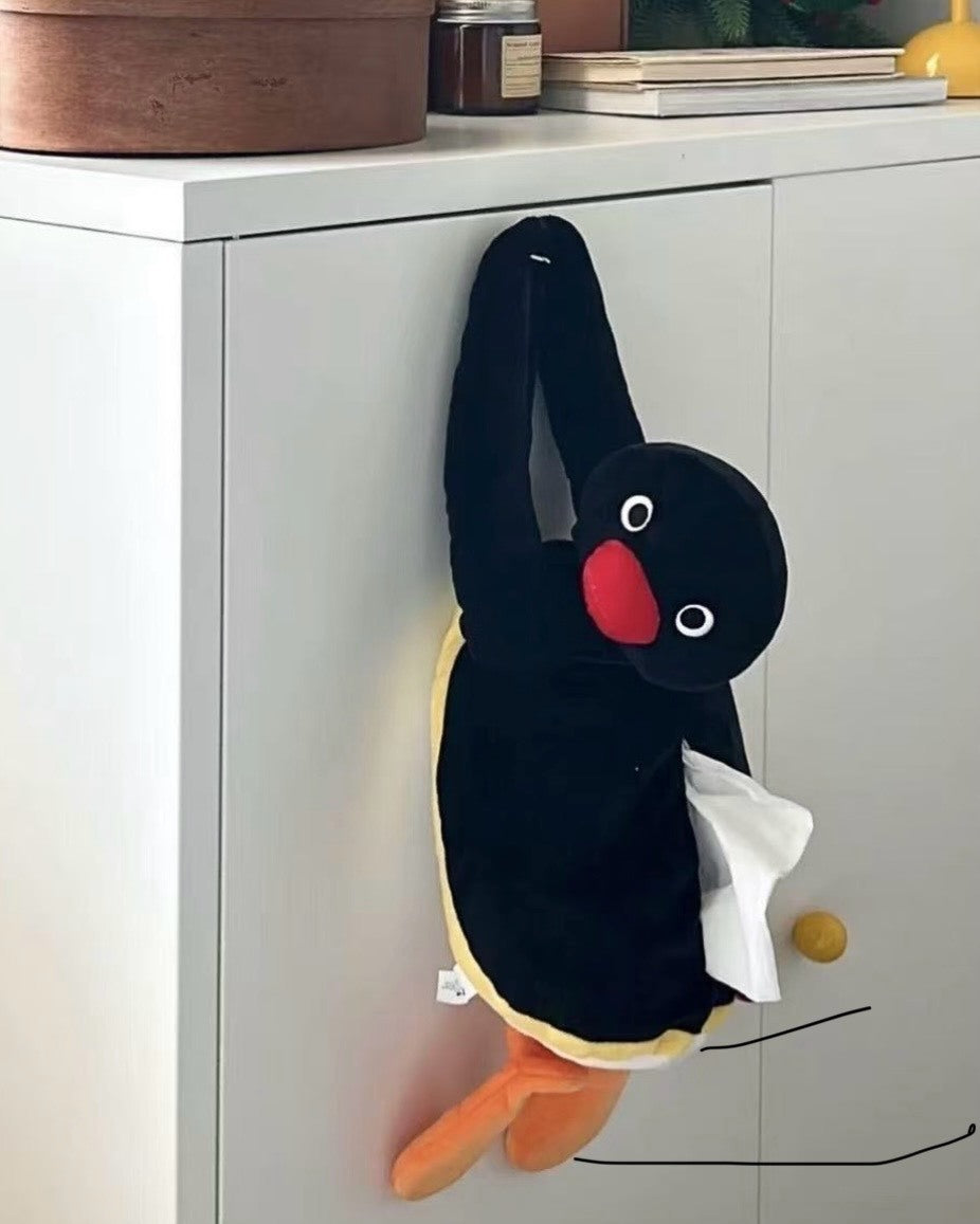 來抽我呀! 🐧PINGU 懸挂式 面紙盒