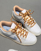 NIKE DUNK LOW RETRO SE STYLE 米白藍 編織 麻皮 皮革 男鞋 IW2016-141