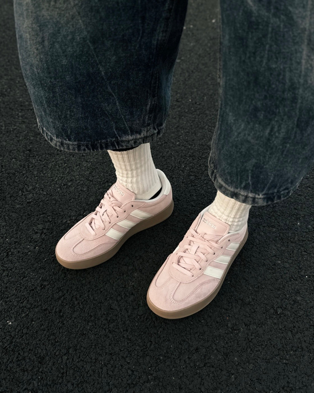 ADIDAS ORIGINALS BARREDA 櫻花粉 德訓鞋 休閒 女鞋