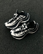 adidas FOS XLG SPEED HIKE 黑白熊貓 機甲鞋 解構 快速抽繩 厚底增高 巴黎世家平替
