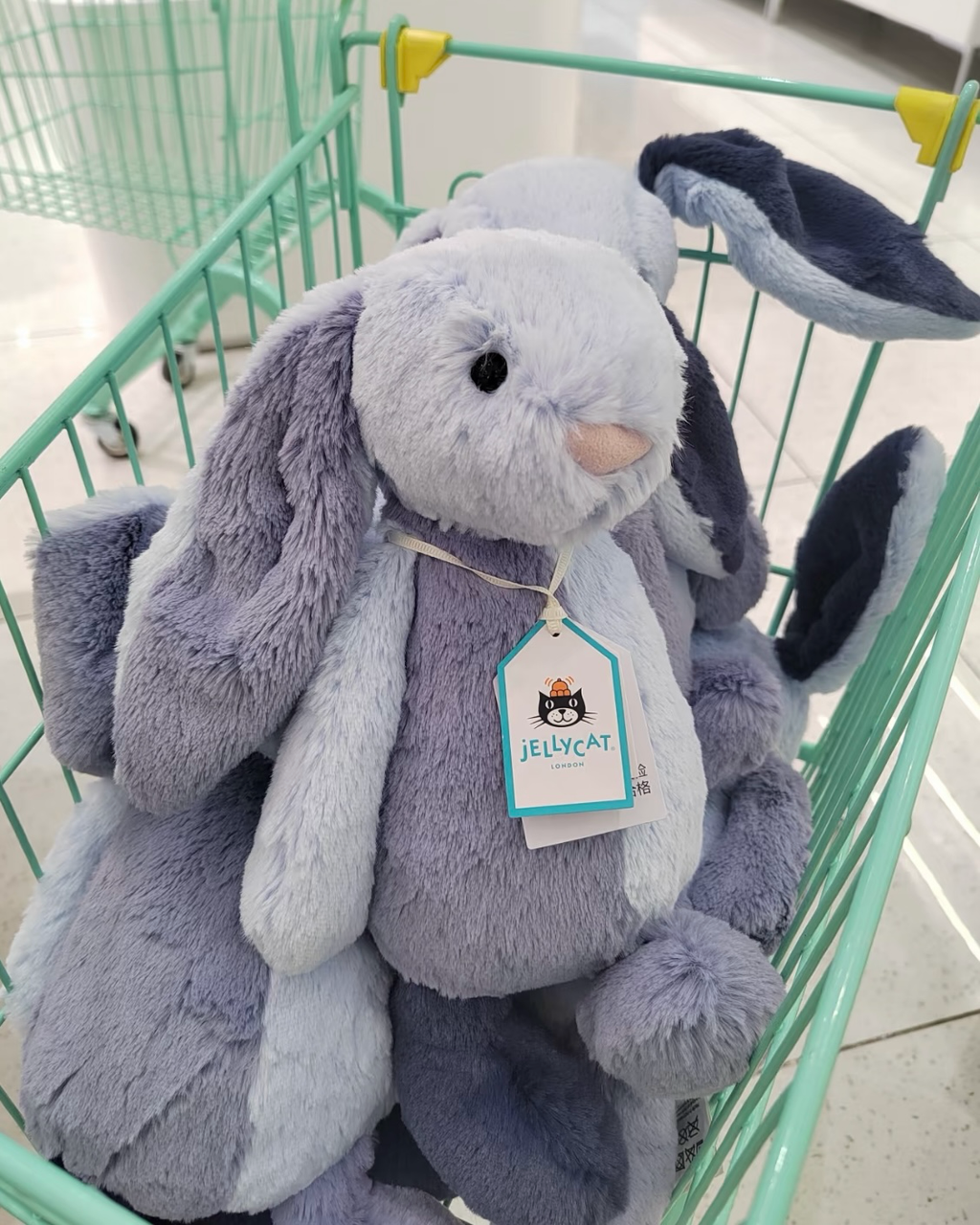 JELLYCAT Puddlesea Bunny 霧灰藍紫 拼接 邦尼兔 毛絨 玩偶 娃娃