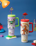正版授權玩具總動員 不鏽鋼吸管杯 提把杯 冰壩杯 TOY STORY DISNEY 迪士尼