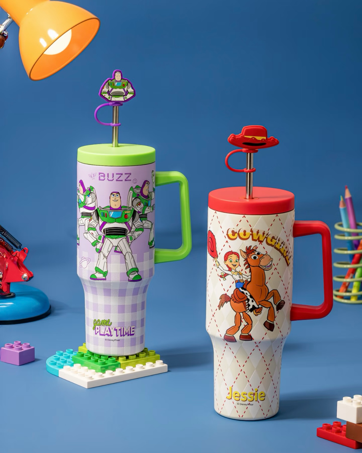 正版授權玩具總動員 不鏽鋼吸管杯 提把杯 冰壩杯 TOY STORY DISNEY 迪士尼