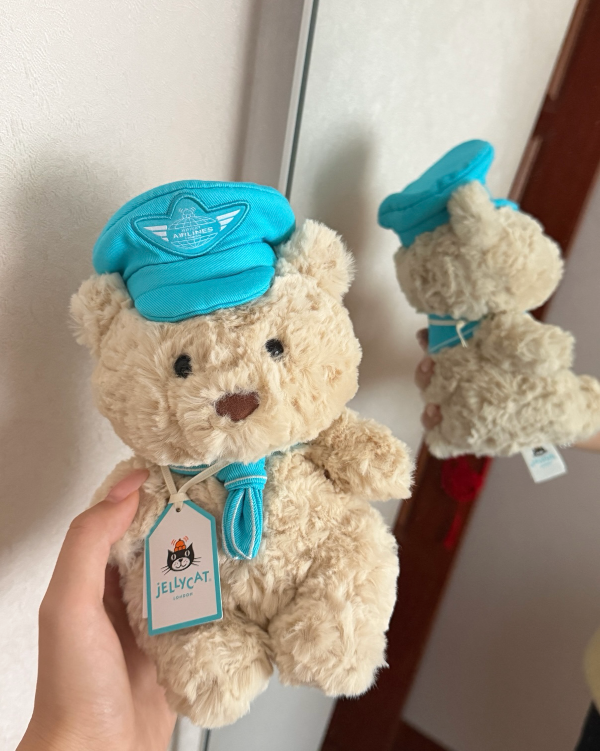 JELLYCAT x Harrods 倫敦限定 機場熊 巴塞羅熊 聯名 毛絨娃娃