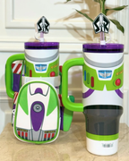 日本限定 DISNEY 玩具總動員 巴斯光年 不鏽鋼吸管杯 保溫杯 TOY STORY 迪士尼