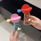 正版授權PINGU 企鵝家族 UFO造型 磁吸 漱口杯組
