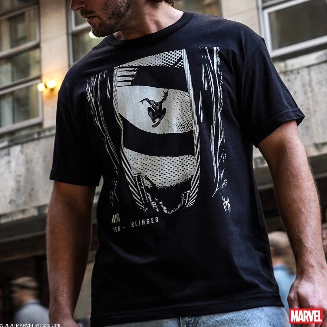 HEROES & VILLAINS x MARVEL 蜘蛛人聯名周邊 印刷 上衣 帽T 行李箱 後背包