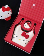 TOUTOU x HELLO KITTY 牛皮菜籃包 水桶包 肩背包 手提包