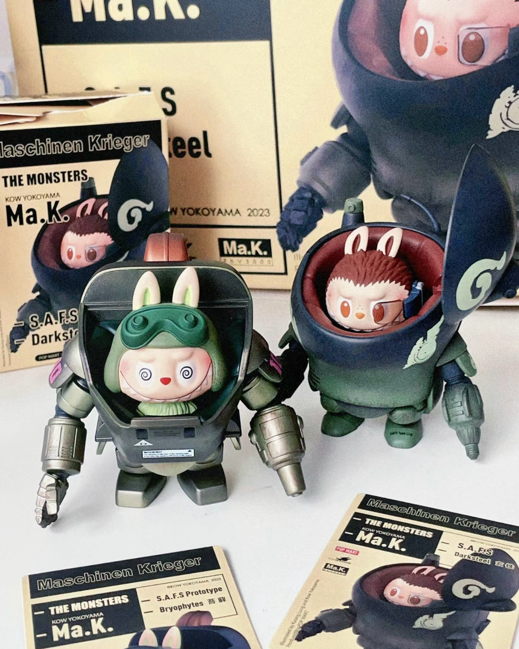 POPMART THE MONSTERS LABUBU x 橫山宏 Ma.k. 機甲 盲盒 泡泡瑪特