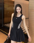 ADIDAS ORIGINALS 泡泡連身裙 洋裝 背心 修身 黑色KE5074 白色KE5075