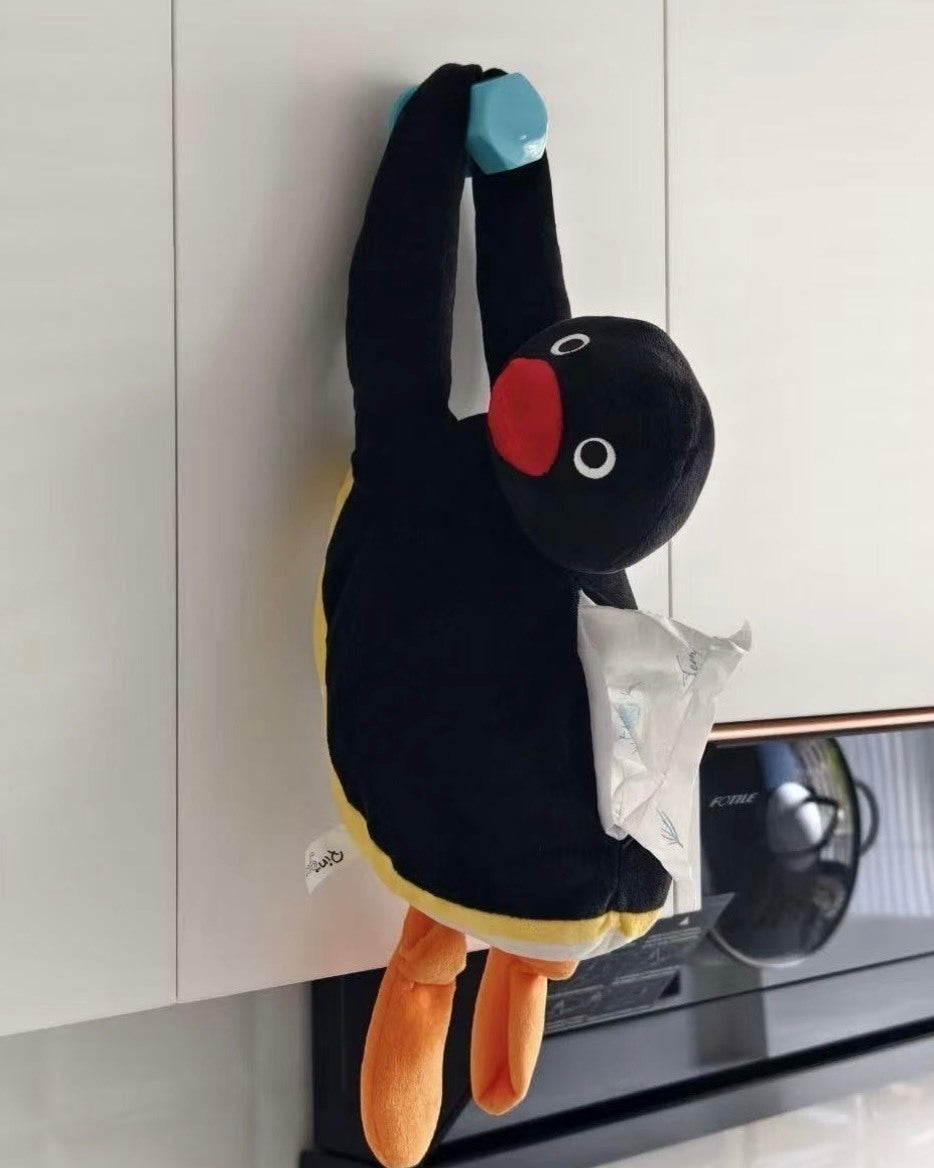 來抽我呀! 🐧PINGU 懸挂式 面紙盒