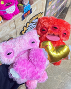 FUGGLER 牙齒怪 放克牙寶 2代愛心款 毛絨 玩偶 娃娃