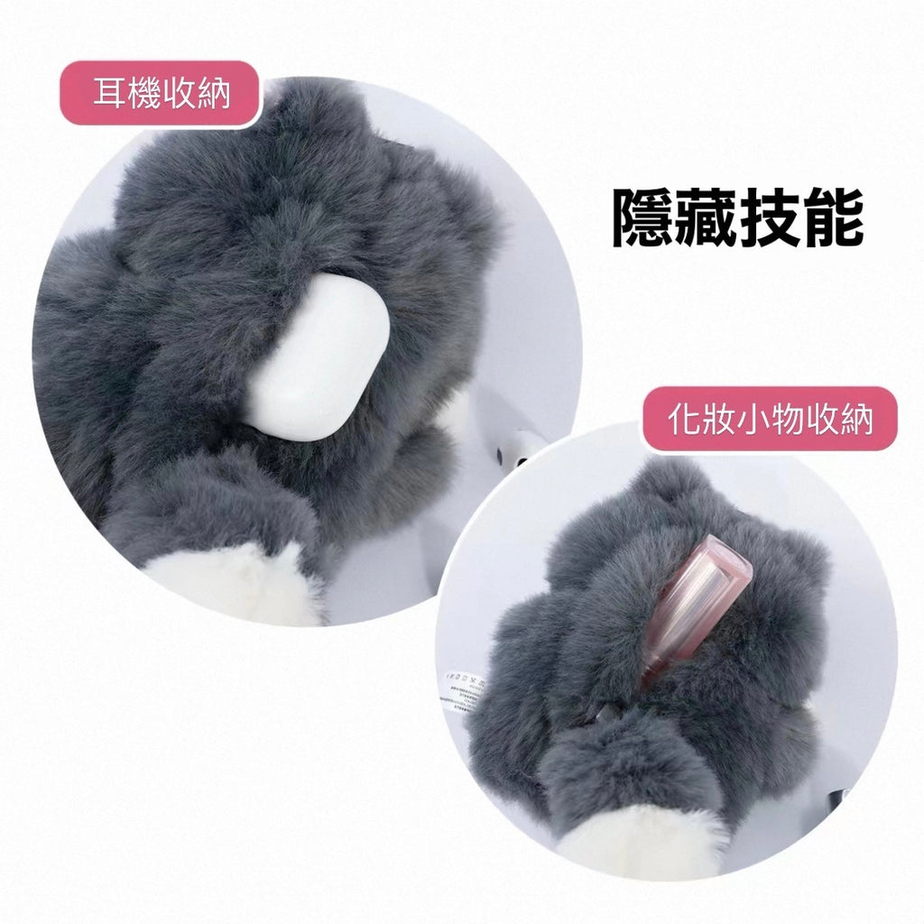 正版授權Zoobies x DISNEY 毛絨 耳機包 吊飾 路西法 迪士尼 2款