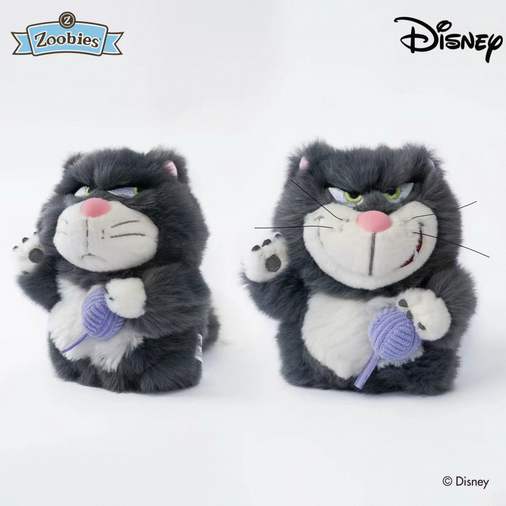 正版授權Zoobies x DISNEY 毛絨 耳機包 吊飾 路西法 迪士尼 2款