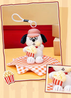 正版授權 Snoopy 史努比 歐拉夫的午餐時間 OLAF 爆米花 吊飾 鑰匙圈