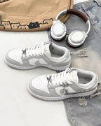 【訂製款】NIKE DUNK LOW 灰白 液態銀 金屬 低筒 男女鞋