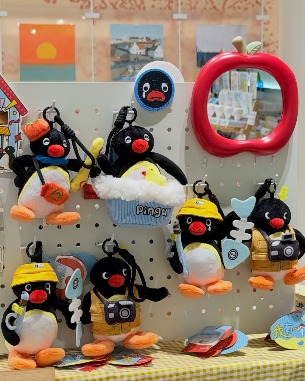 正版授權PINGU 企鵝家族 我有一個朋友系列 毛絨 吊飾 4款