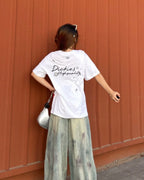 DICKIES 美式 花朵塗鴉 刺繡 草寫英文 寬鬆 圓領 短袖 短Tee 上衣 4色