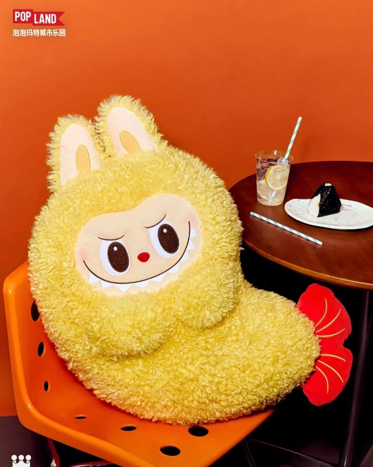 POPMART 泡泡瑪特 LABUBU 樂園限定 毛絨玩偶 抱枕 玉米款 炸蝦款