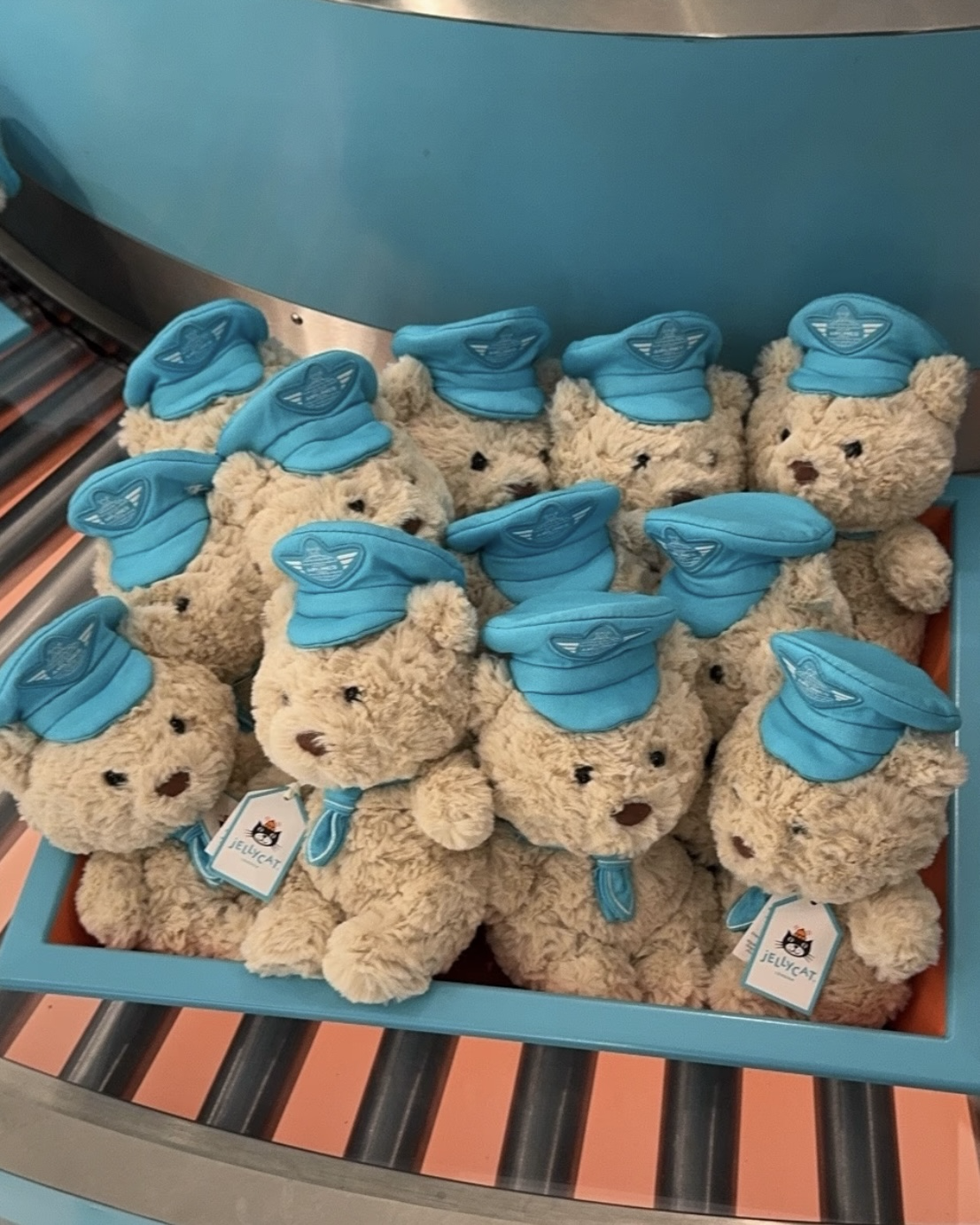 JELLYCAT x Harrods 倫敦限定 機場熊 巴塞羅熊 聯名 毛絨娃娃