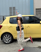 CHARLES & KEITH 小CK Gwynne 金屬釦托特包法棍包單肩包肩背包 CK2-30271744