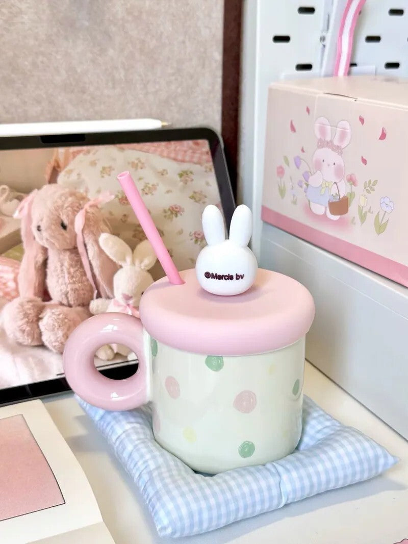 MIFFY 米菲聯名款 胖胖 吸管 馬克杯 330ML