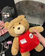 POPMART泡泡瑪特 TED2 熊麻吉 泰迪熊 可動絨毛玩偶 30公分