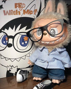 POP MART 泡泡瑪特 THE MONSTERS LABUBU FLIP WITH ME 搪膠 公仔 40CM 夏日浪