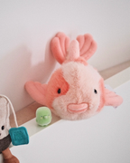 JELLYCAT 2026夏季新品 嘶嘶唇 錦鲤 粉色 魚 毛絨 娃娃 11cm