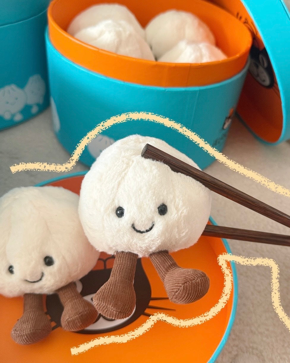 JELLYCAT 鮮鮮小籠包 禮盒組 毛絨 娃娃 玩偶