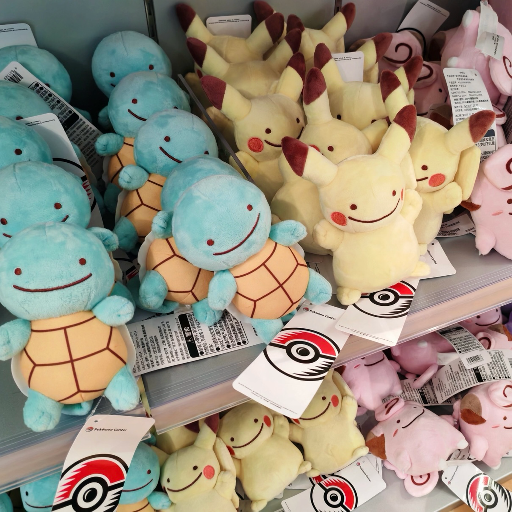POKÉMON 寶可夢 百變怪變身系列 毛絨 公仔 娃娃 吊飾 共5款