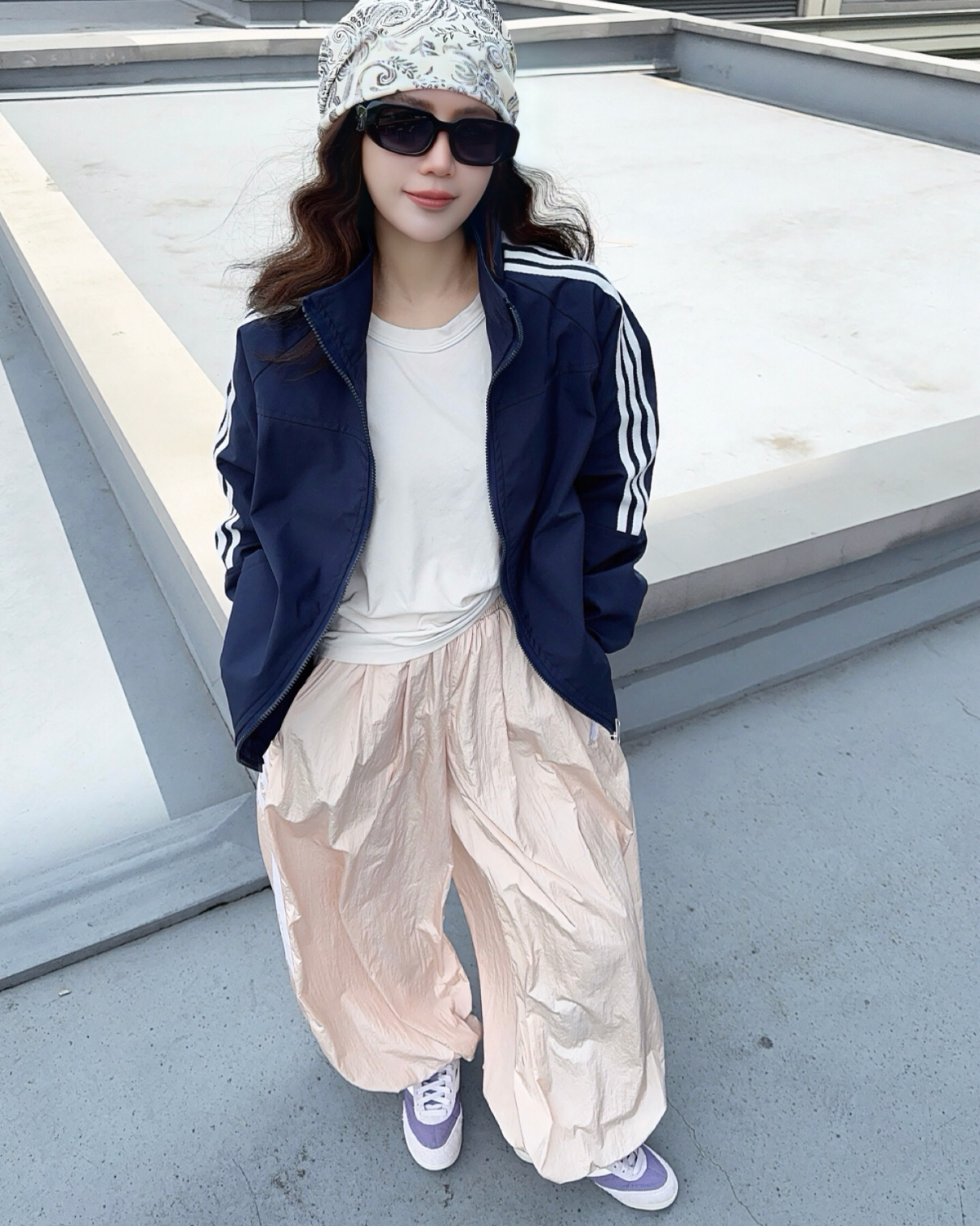 ADIDAS ADILENIUM 運動長褒 廣鬆 縮口 燈籠褒 黑色KY5052 粉色KY5053