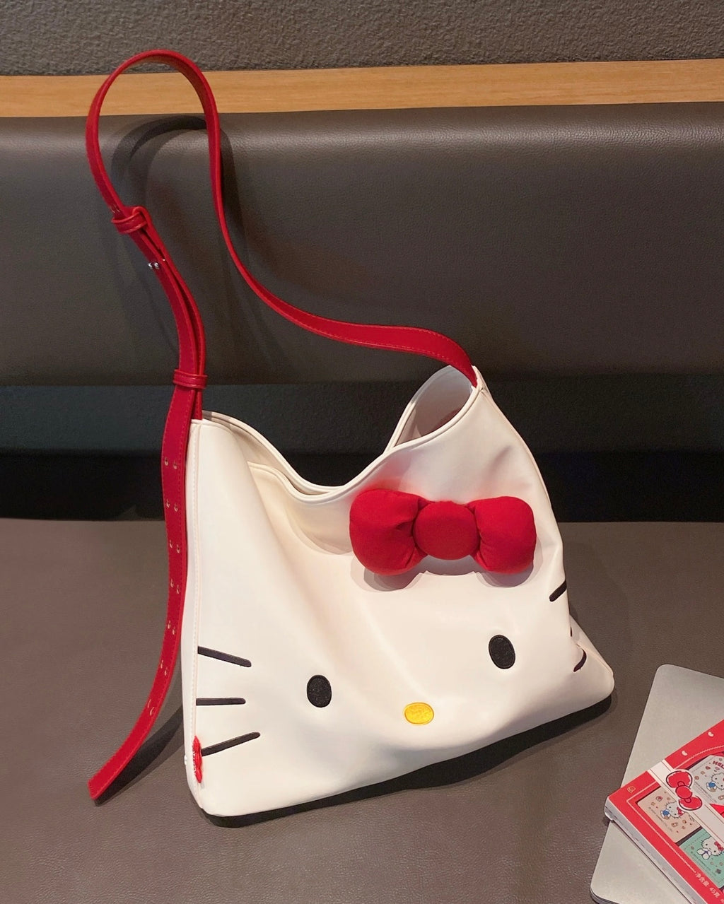 TOUTOU x HELLO KITTY 大容量 托特包 單肩包 SANRIO 三麗鷗