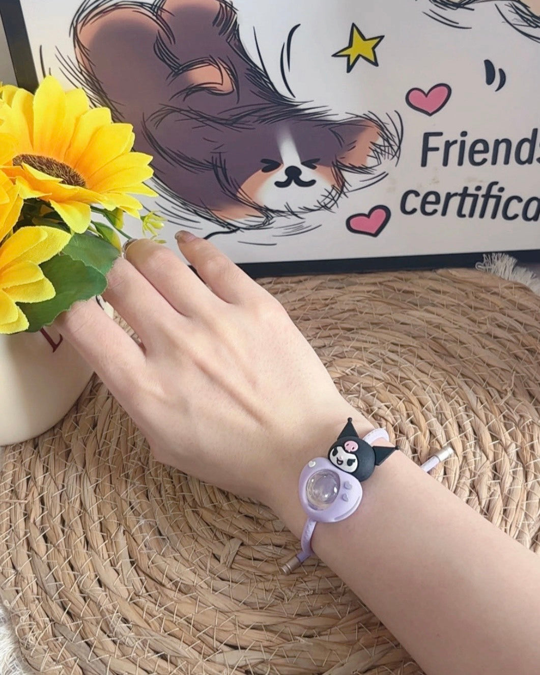 正版授權SANRIO 三麗鷗 精油防蚊手環
