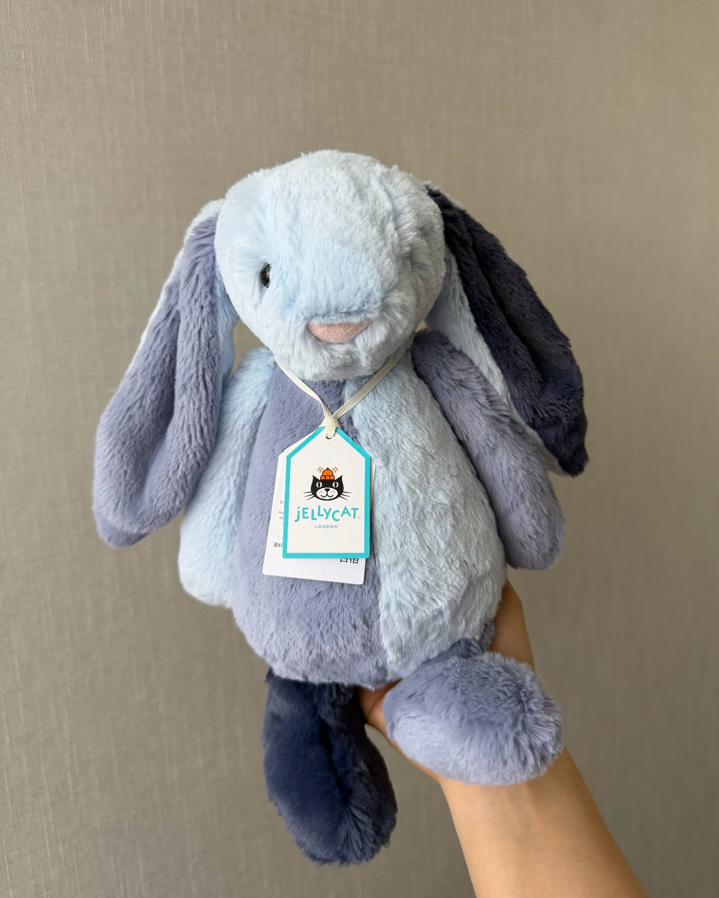JELLYCAT Puddlesea Bunny 霧灰藍紫 拼接 邦尼兔 毛絨 玩偶 娃娃