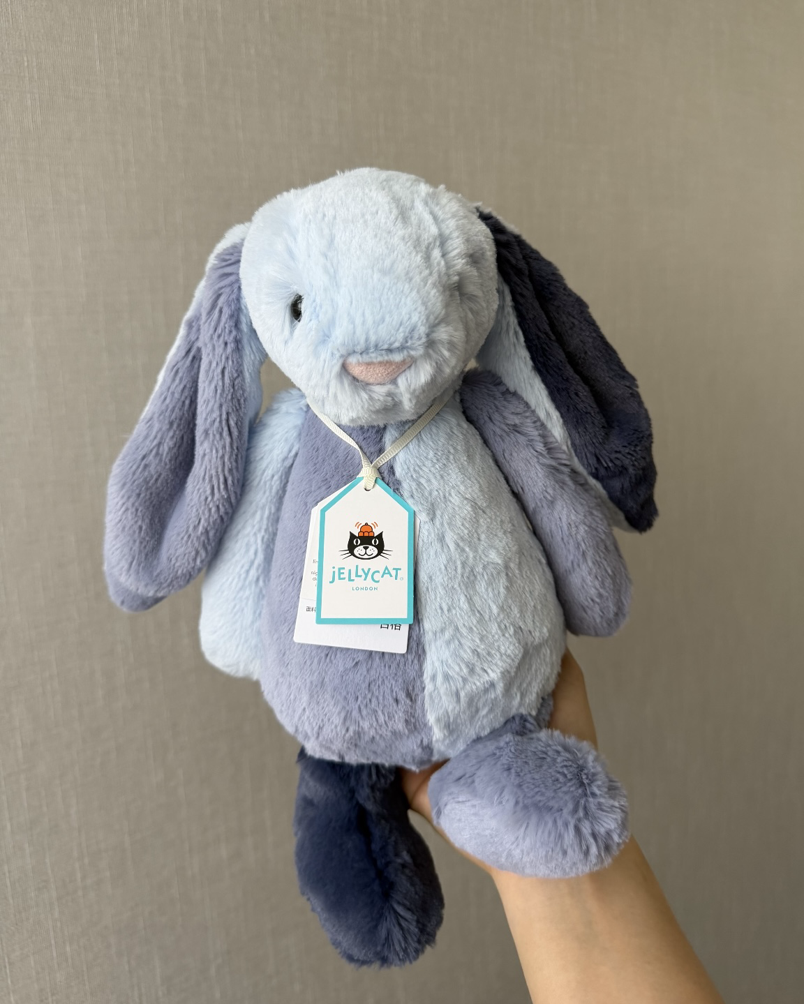 JELLYCAT Puddlesea Bunny 霧灰藍紫 拼接 邦尼兔 毛絨 玩偶 娃娃