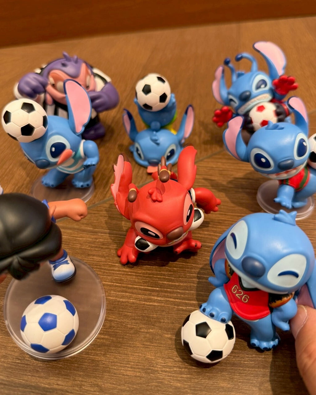 正版授權 MINISO x 迪士尼 史迪奇 Goal!場上見系列 盲盒 公仔