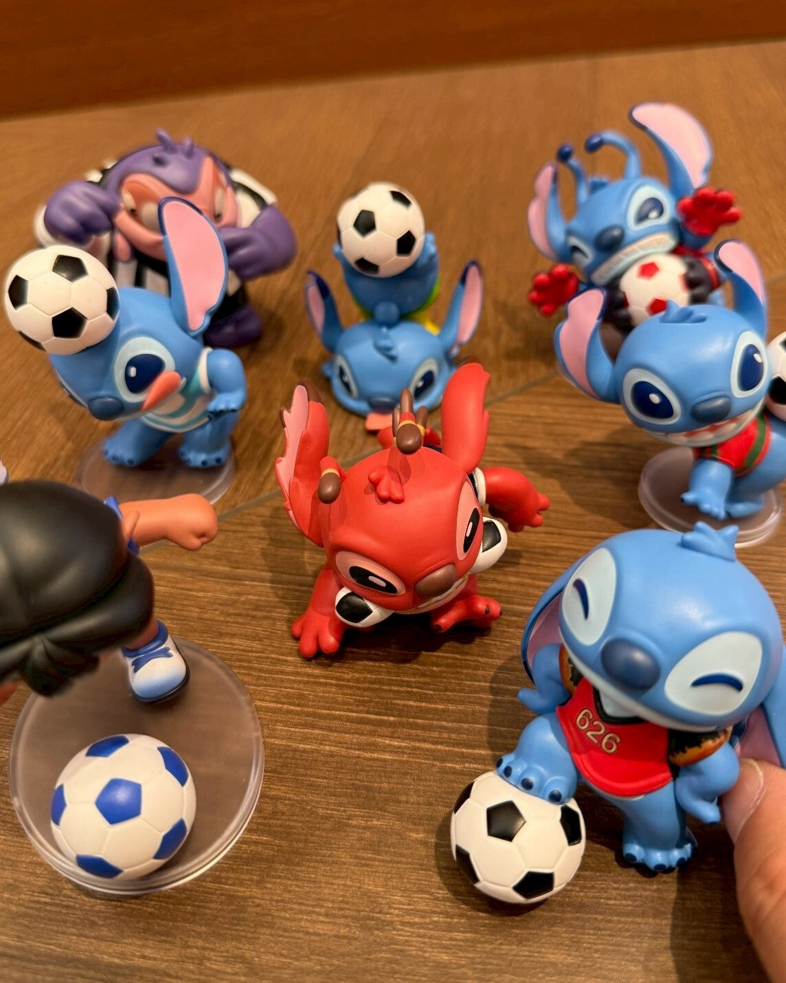 正版授權 MINISO x 迪士尼 史迪奇 Goal!場上見系列 盲盒 公仔