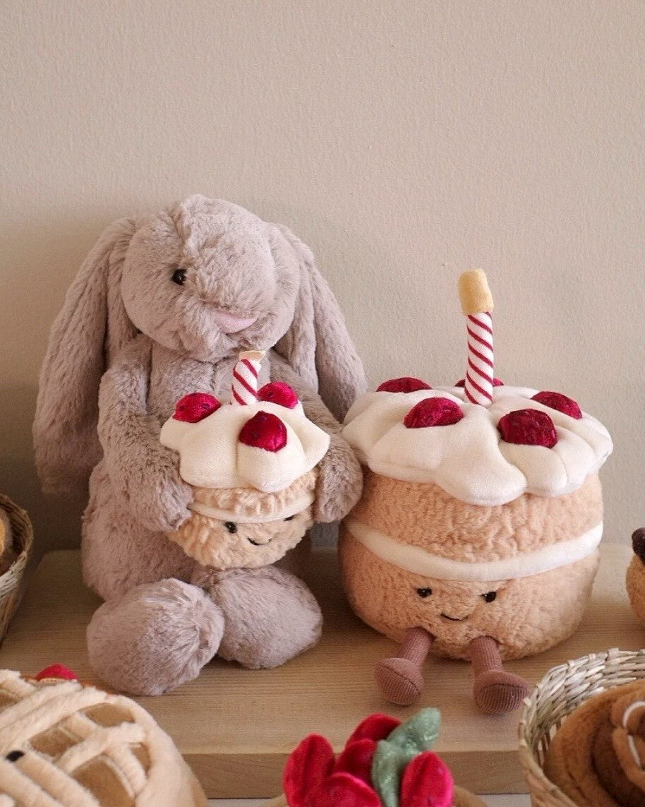 JELLYCAT 蛋糕邦尼兔 生日蛋糕 毛絨 安撫娃娃 玩偶
