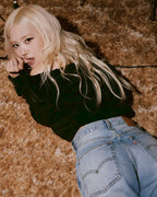 ROSÉ朴彩英同款 Levi's LOOSE BOOT 低腰 寬鬆靴型褒 油漬 水洗 微喇叭 牛仔褒
