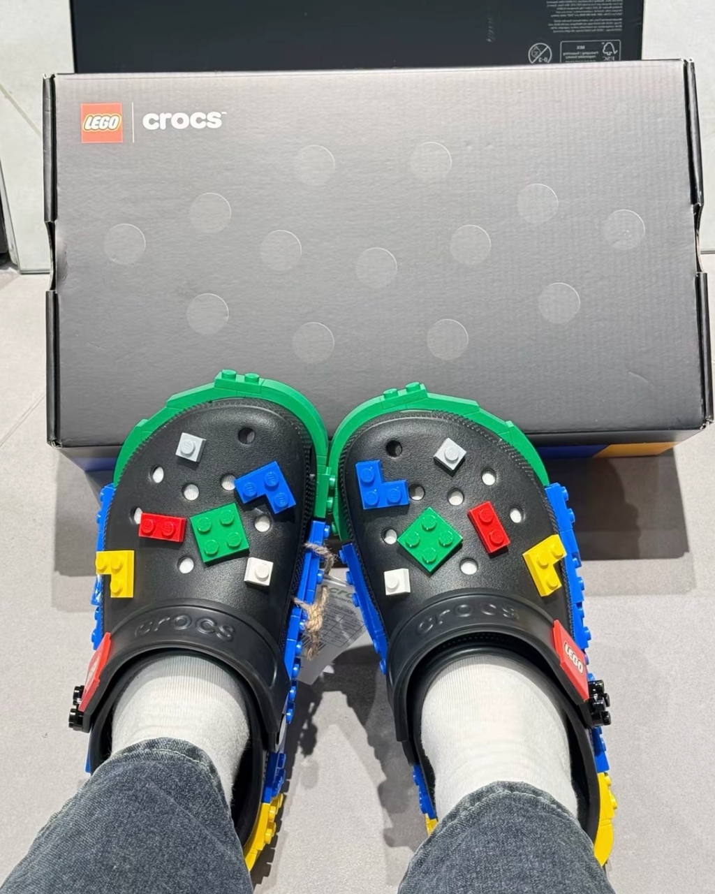 CROCS x LEGO 樂高 聯名 洞洞鞋 拖鞋 男女鞋 2色