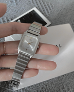 CASIO 卡西歐 VINTAGE系列 不锈鋼小方塊 銀色 復古 石英機芯 女錶