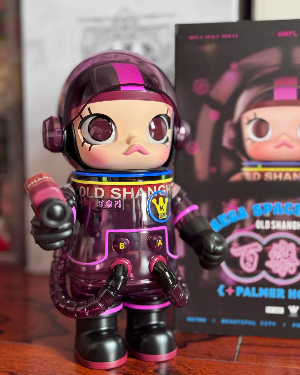 POPMART 泡泡瑪特 MEGA SPACE MOLLY 上海限定 百樂門 又見夜上海 400% 1000%