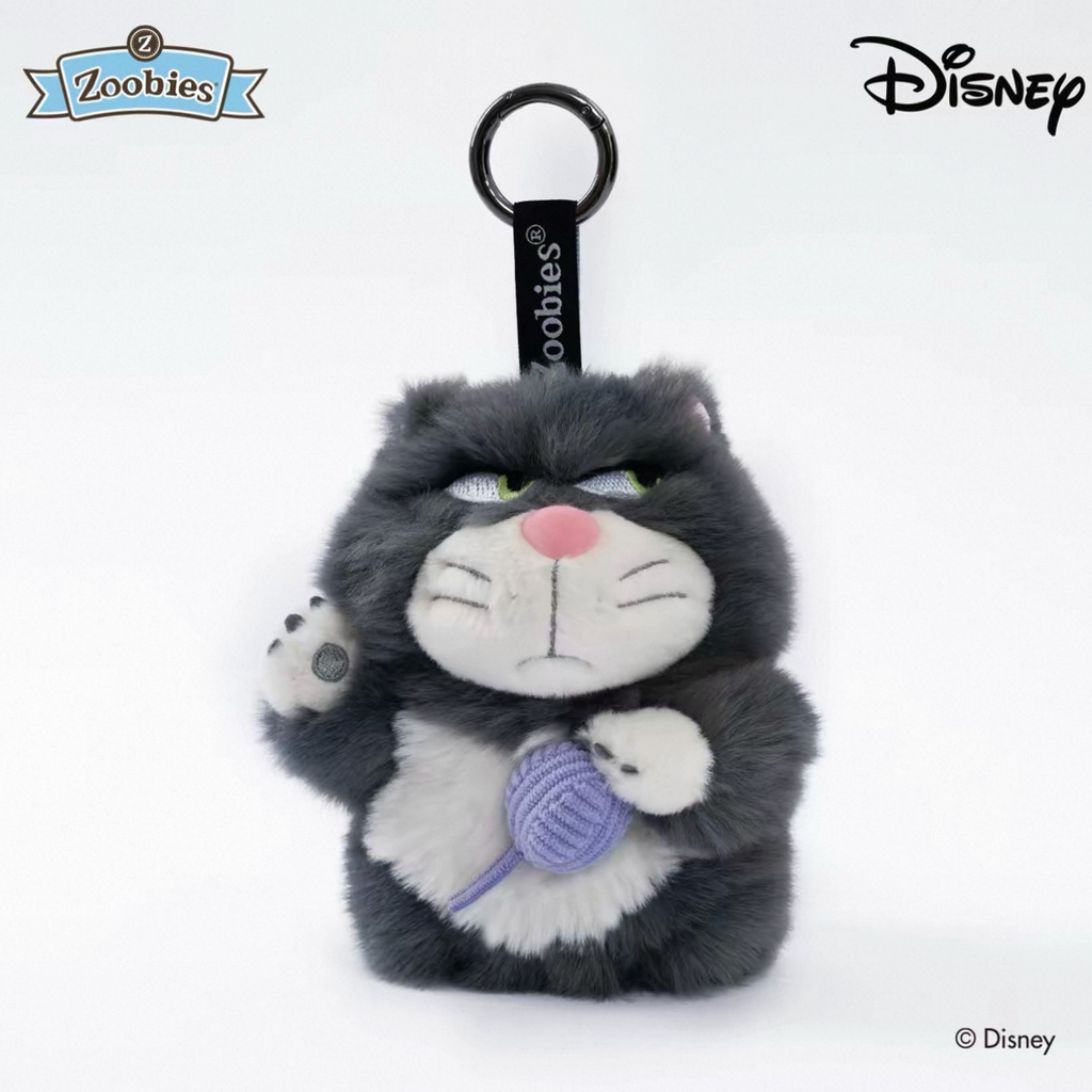 正版授權Zoobies x DISNEY 毛絨 耳機包 吊飾 路西法 迪士尼 2款