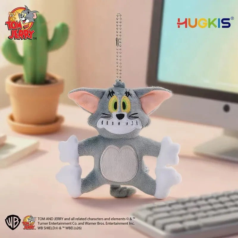 正版授權TOM&JERRY 湯姆貓傑利鼠 驚呆驚嚇 吊飾
