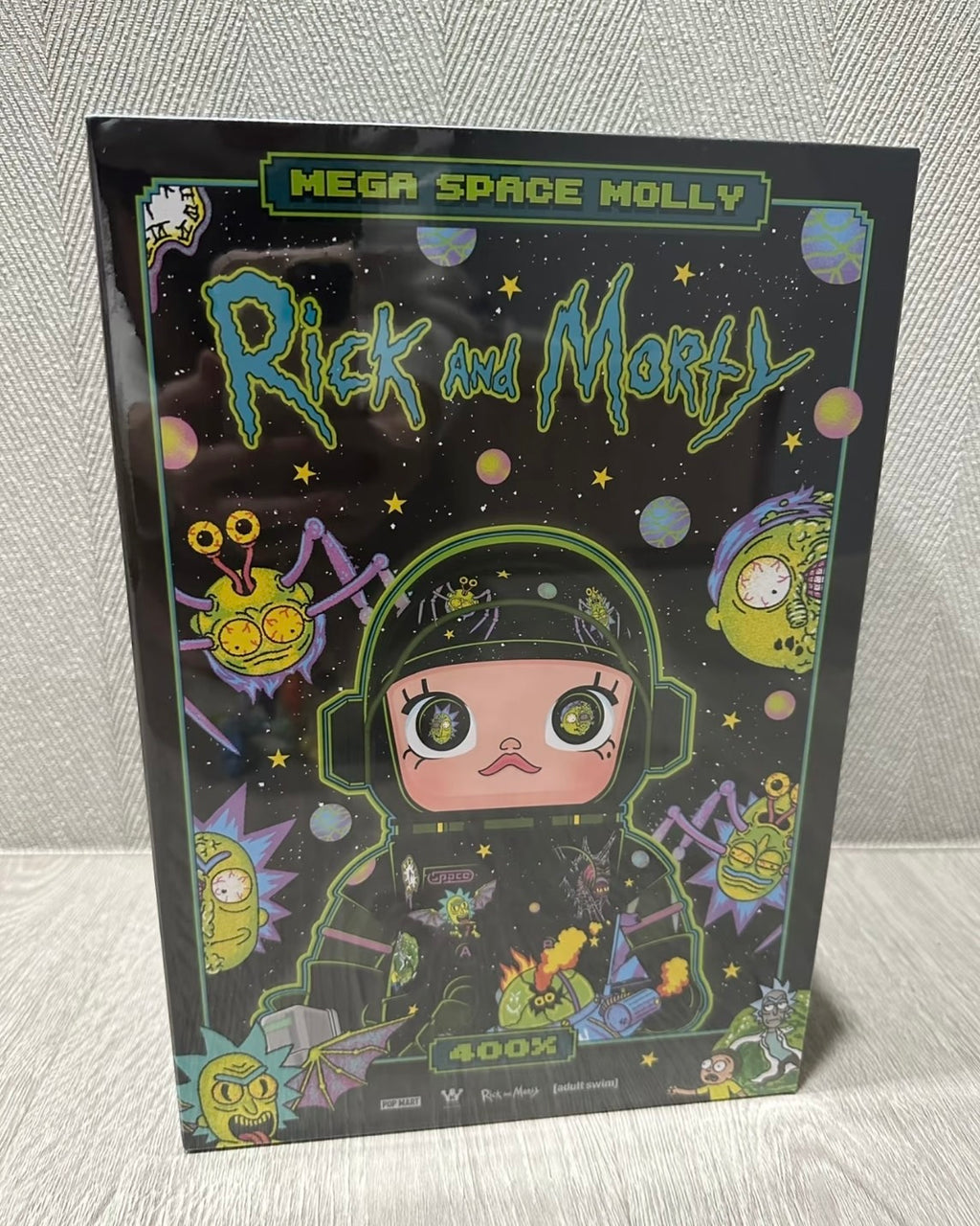 POPMART MEGA SPACE MOLLY 400% 1000% 瑞克和莫蒂 泡泡瑪特