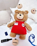 POPMART泡泡瑪特 TED2 熊麻吉 泰迪熊 可動絨毛玩偶 30公分