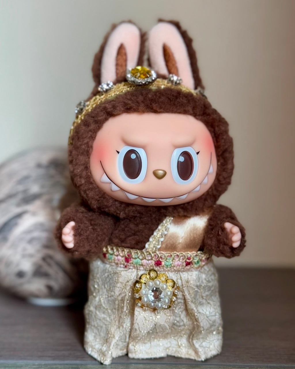 Labubu Good Luck You 泰國限定 搪膠 毛絨 吊飾 泡泡瑪特
